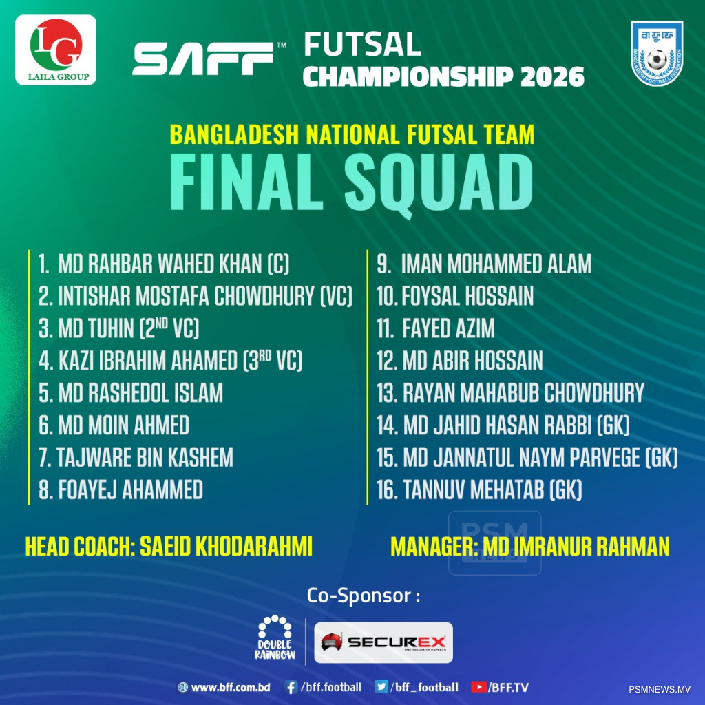 ސާފް ފުޓްސަލް: ރާއްޖެ - ބަންގްލަދޭޝް