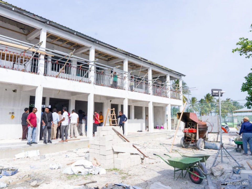 ފެންފުށީ ކްލާސްރޫމް އިމާރާތް ދިރާސީ އަހަރަށް ނިންމަނީ