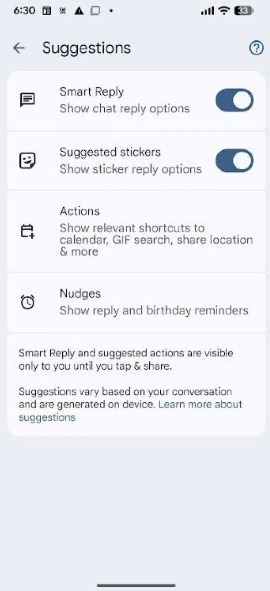 ގޫގުލް މެސެޖަސްގެ ސްމާޓް ރިޕްލައިއަށް މެސެޖް އެޑިޓްކުރެވޭ ފީޗާއެއް