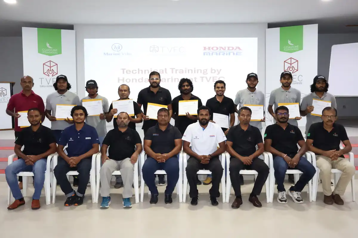 ކިހާދޫ ޓިވެކް ސެންޓަރުން ތަމްރީނު ފުރިހަމަ ކުރި ބައިވެރިންތަކެއް