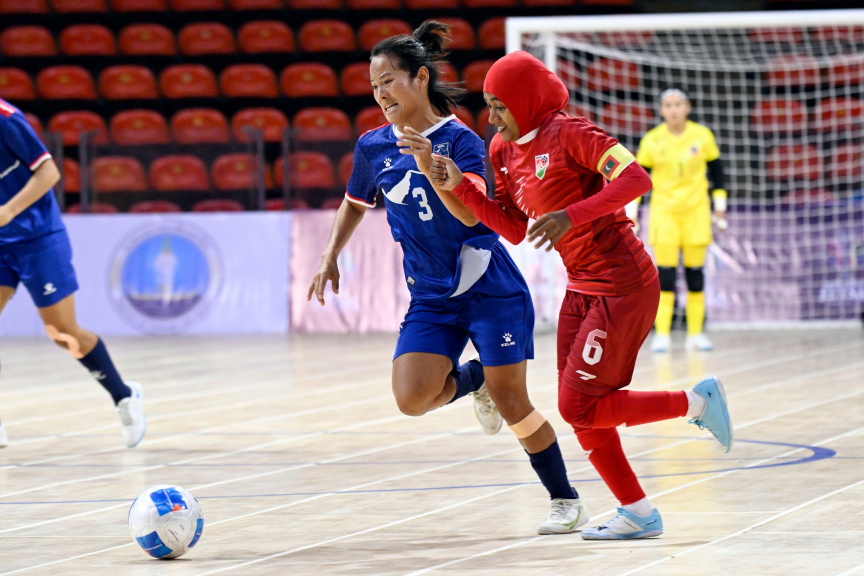 ދެވަނަ މެޗުގައި ނޭޕާލުން ރާއްޖެ ކޮޅަށް 5 ލަނޑު