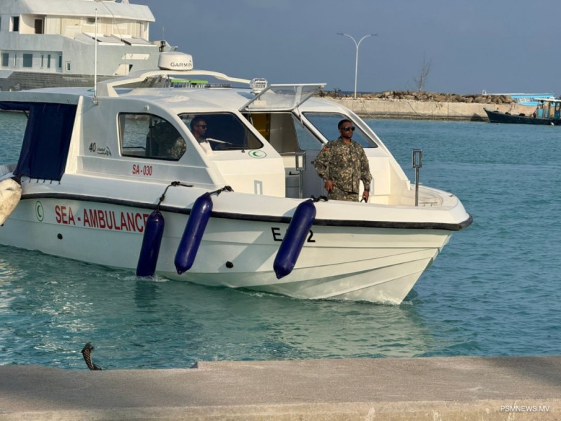 ވެލިދޫގައި ސީ އެމްބިއުލާންސްގެ ޚިދުމަތް ފަށައިފި