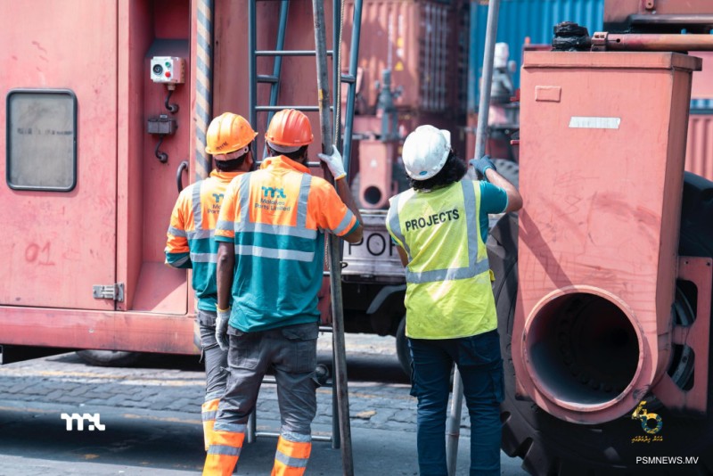 19 އަހަރަށްފަހު ކޮންޓެއިނަރު އުފުލާ ކުރޭންތަކަށް ބޮޑެތި އަޕްގްރޭޑްތަކެއް