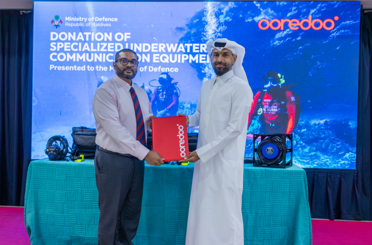 އުރީދޫން ސިފައިންނަށް ޑައިވިން އިކުއިޕްމަންޓް ހަދިޔާކޮށްފި