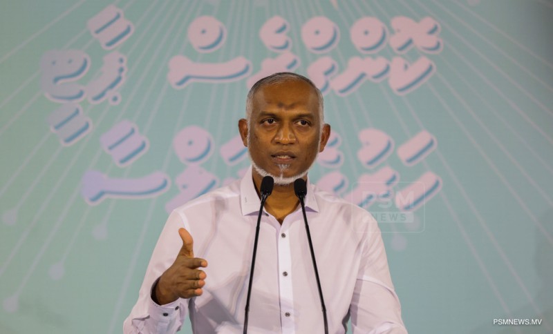 ބޭނުންވަނީ ތަރައްޤީއަށް އެއްބާރުލުންދޭ ރައްޔިތުންގެ މަންދޫބުން: ރައީސް