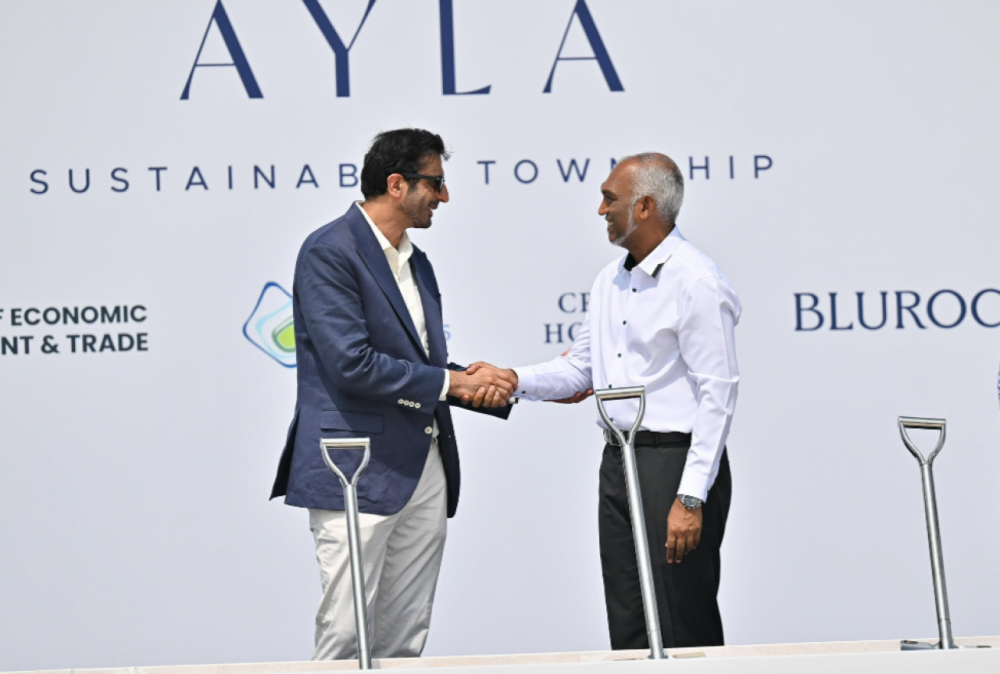 ނ އަތޮޅުގައި ހިންގާ އައިލާ ޓައުންޝިޕް ޕްރޮޖެކްޓުގެ ބިންގާ އަޅައިފި