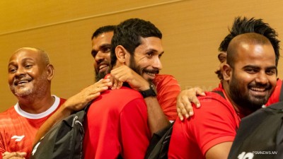 ރަން ތައްޓާއެކު ޤައުމީ ޓީމު ރާއްޖެ އައުމުން ހޫނު މަރުހަބާއެއް!