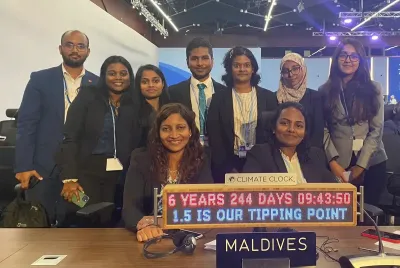 ކްލައިމެޓް ޗޭންޖް ކޮންފަރެންސް (ކޮޕް28) ގައި މިނިސްޓަރ އާމިނަތު ޝައުނާ ބައިވެރިވެވަޑައިގަންނަވަނީ - ނޮވެމްބަރު 30، 2023.