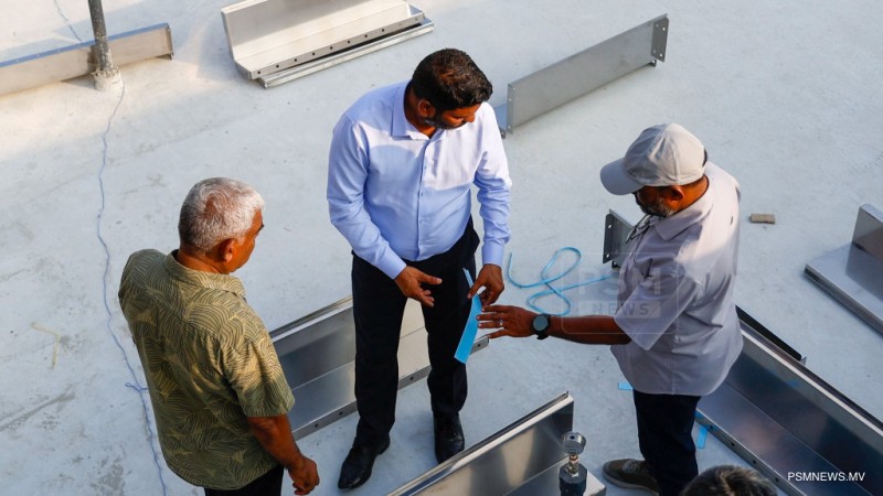 އެކުއެޓިކް ކޮމްޕްލެކްސްގެ މަސައްކަތް ކުރިއަށްދާ ގޮތް ކުޅިވަރު ވަޒީރު ބައްލަވާލައްވައިފި