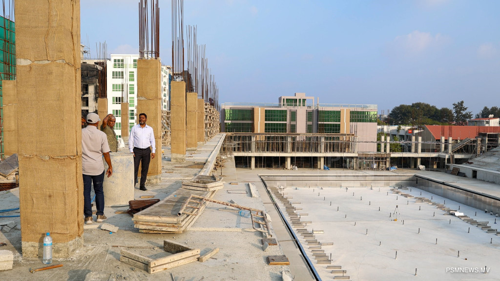 އެކުއެޓިކް ކޮމްޕްލެކްސްގެ މަސައްކަތް ކުރިއަށްދާ ގޮތް ކުޅިވަރު ވަޒީރު ބައްލަވާލައްވައިފި