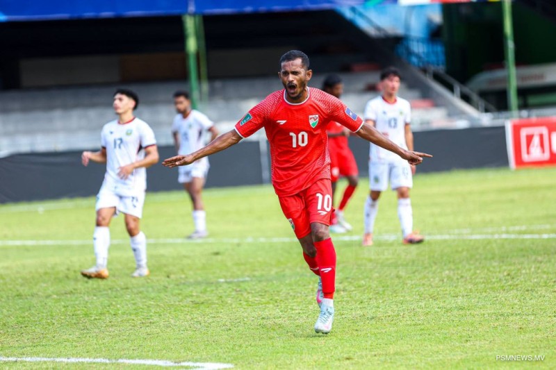 އިތުރު ވަގުތުގައި ޖެހި ގޯލާއެކު ދިވެހިރާއްޖެ މޮޅުވެއްޖެ