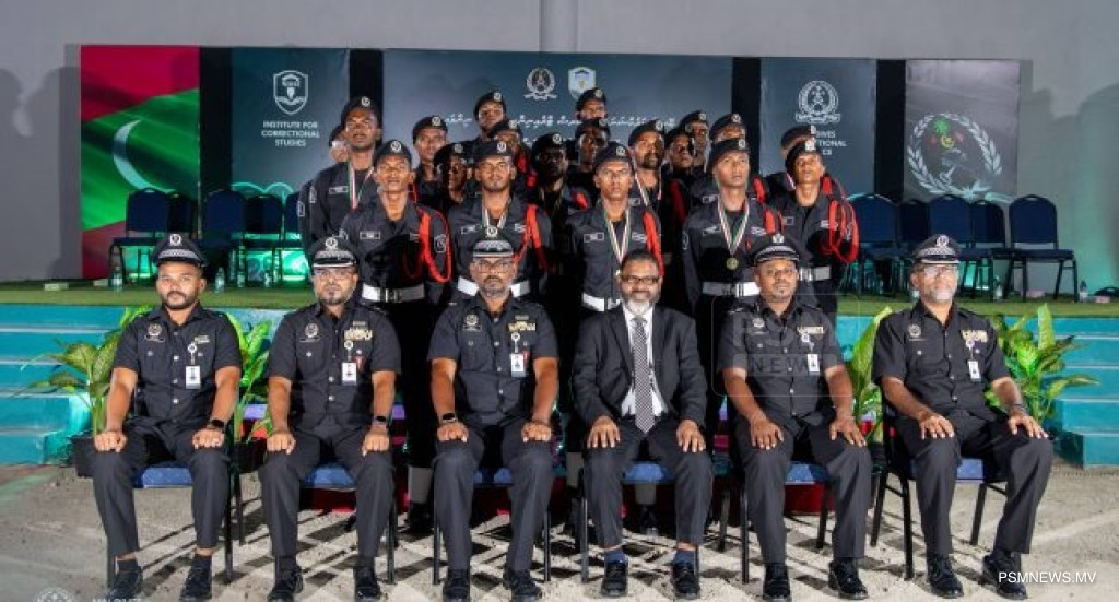 ސެޓްފިކެޓް 1އިން ބޭސިކް ކަރެކްޝަނަލް އޮފިސަރސް ޓްރޭނިންގެ 2ވަނަ ބެޗު ނިންމާލައިފި