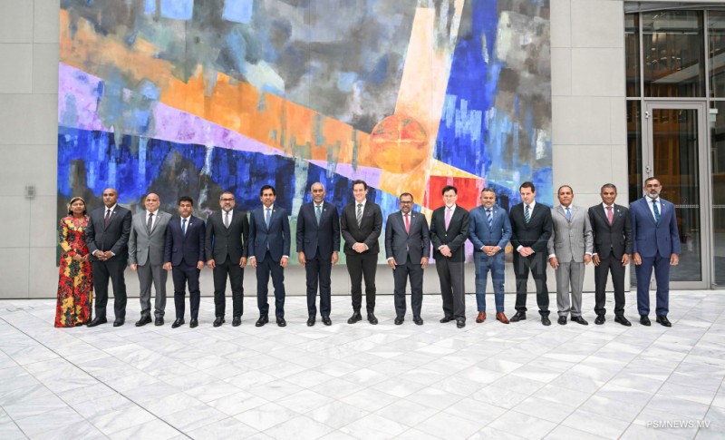 ފޮޓޯ: ދިވެހިރާއްޖެ - ޖަރމަނީ ބިޒްނަސް ރައުންޑުޓޭބަލް ބައްދަލުވުން