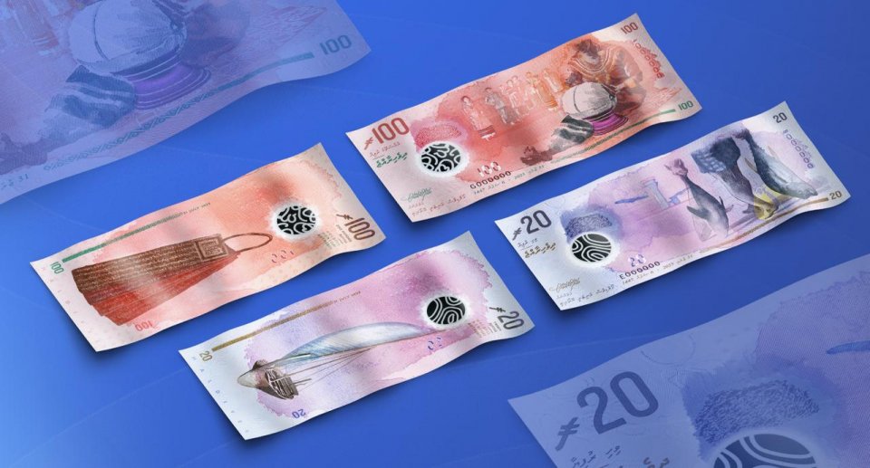 އަލަށް ގެނައި 20 ރުފިޔާއާއި 100 ރުފިޔާގެ ނޫޓުތައް ދައުރުކުރަން ފަށައިފި