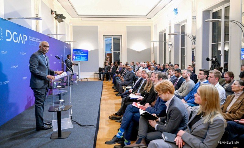 ފޮޓޯ: ރައީސުލްޖުމްހޫރިއްޔާ ޖަރމަން ކައުންސިލް އޮން ފޮރިން ރިލޭޝަންސްއަށް ޒިޔާރަތްކުރެއްވުން