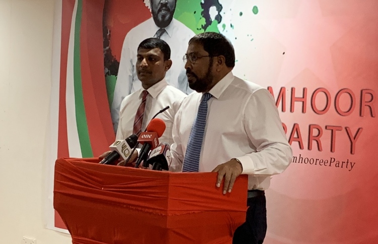 ޖޭޕީން ސަރުކާރަށް ތާއީދުކުރަނީ ދަރަނި ދައްކަމުން ވެސް ތަރައްގީ ގެންނާތީ: ރިޔާޒު