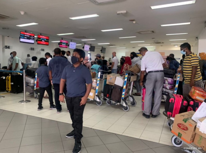 ޑޮމެސްޓިކް ޓަރމިނަލް ކުރީގެ އިންޓަނޭޝަނަލް ޓާމިނަލަށް މާދަމާ ބަދަލުކުރަނީ