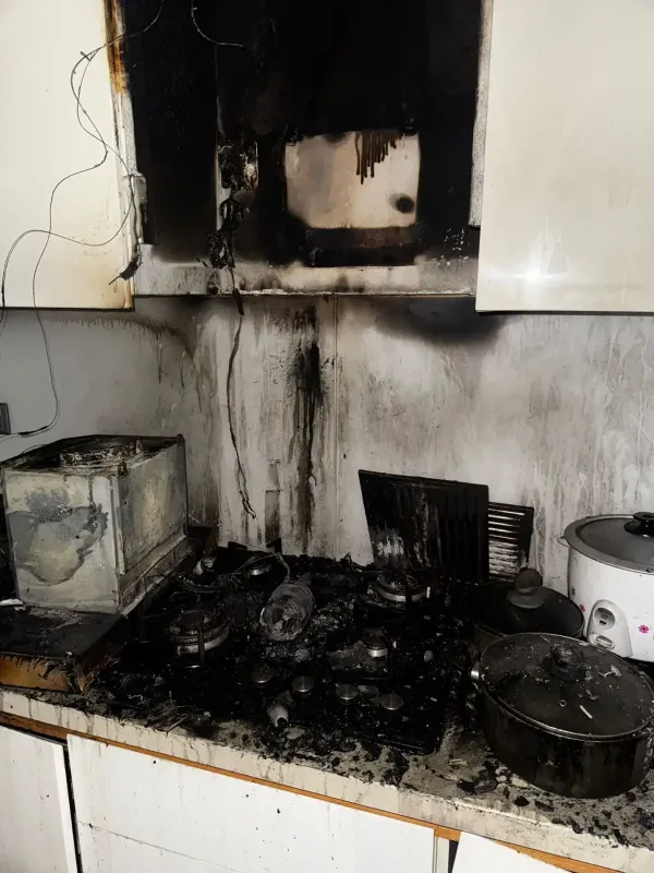 ހުޅުމާލޭ އެޕާޓްމަންޓެއްގައި ނުރައްކާތެރި އަލިފާނުގެ ހާދިސާއެއް، ބަދިގެ ބޭނުން ނުކުރެވޭ ވަރަށް އަނދާފައި