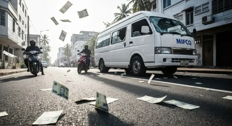 މިފްކޯ ގެ ވޭނަކުން ދެ މިލިއަން ރުފިޔާ ފޭރިގަތް މައްސަލައިގައި ވަކިކުރި މީހަކަށް ލައްކައެއްހާ ރުފިޔާގެ ބަދަލުދޭން ހުކުމެއް