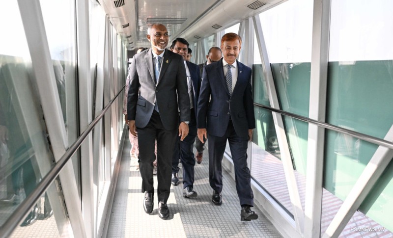 ރައީސް ބަންގްލަދޭޝަށް ކުރެއްވި ދަތުރުފުޅަށްފަހު މާލެ ވަޑައިގެންފި