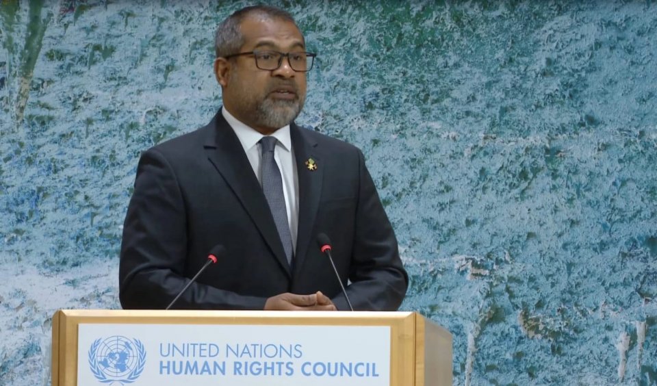 އިންސާނީ ހައްޤުތަކާބެހޭ ކައުންސިލްގެ ހައި-ލެވެލް ސެގްމަންޓްގައި ހަލީލް ބައިވެރިވެވަޑައިގެންފި