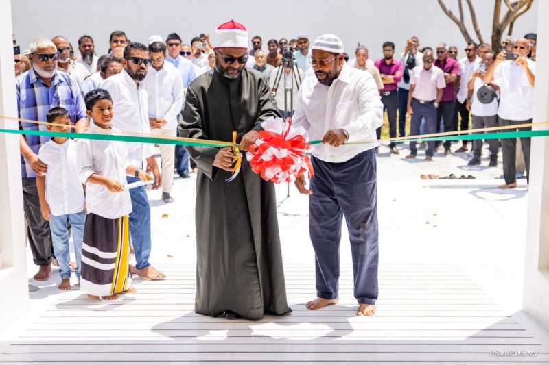 ޤާސިމް އިބްރާހިމް މާމިނގިލީގައި ބިނާކުރި މިސްކިތް "މަސްޖިދު އިބްރާހިމް" ހުޅުވައިފި