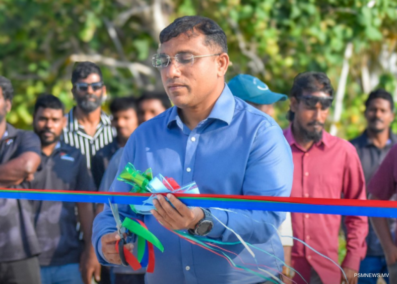 ކެންދޫގައި ޤާއިމުކުރި އައު އިންޖީނުގެ ރަސްމީކޮށް ހުޅުވައިފި