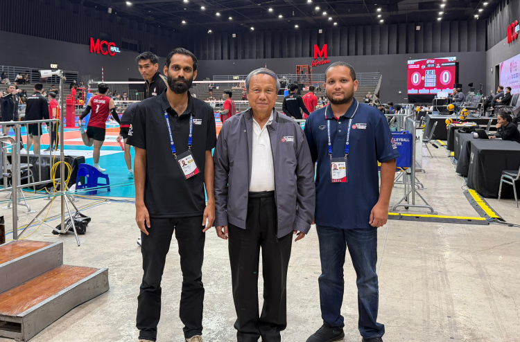 ތައިލެންޑް ވޮލީ ލީގުގެ ޓެކްނިކަލް އޮފިޝަލުންގެ ގޮތުގައި ރާއްޖޭގެ ފަރުހާނާއި ޖަމްޝާދު