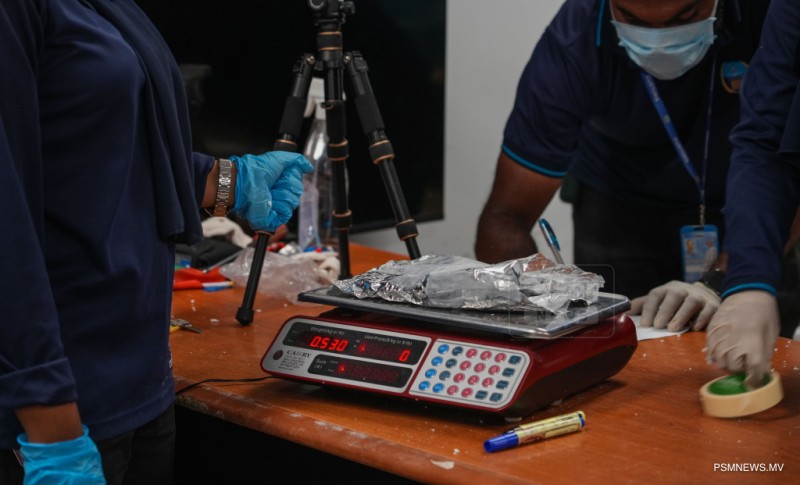 ވައިގެމަގުން އެތެރެކުރި 6.7 ކިލޯގެ މަސްތުވާތަކެތި އަތުލައިގެންފި