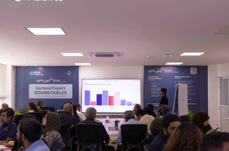 "ގައުމީ ތަރައްގީ ޕްލޭންގެ ޑްރާފްޓު ނިންމައި މިހާރު އޮތީ ރިވިއުކުރާ މަރުހަލާގައި"