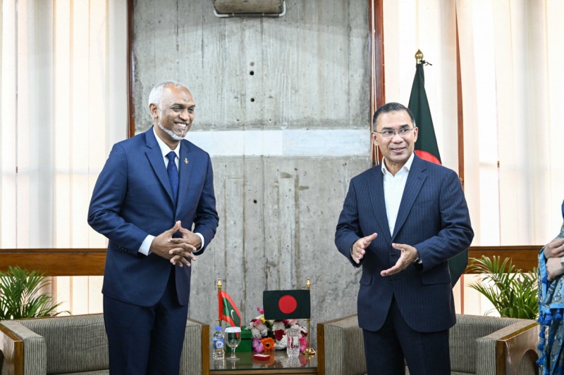 ބަންގްލަދޭޝްއިން ރާއްޖެއަށް ދޭ އެއްބާރުލުމަކީ، ތަރައްގީއަށް ލިބޭ ބޮޑު އެހީއެއް: ރައީސް