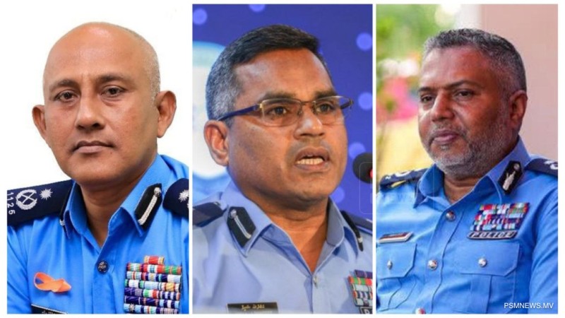 ޕޮލިސް ކޮމިޝަނަރުގެ މަޤާމަށް 3 ބޭފުޅަކު ކުރިމަތިލައްވައިފި