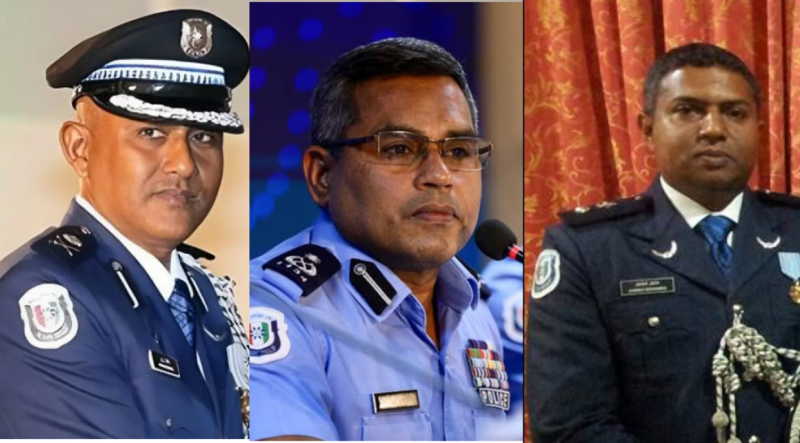 ޕޮލިސް ކޮމިޝަނަރުކަމަށް ތިން ބޭފުޅަކު ކުރިމަތިލައްވައިފި