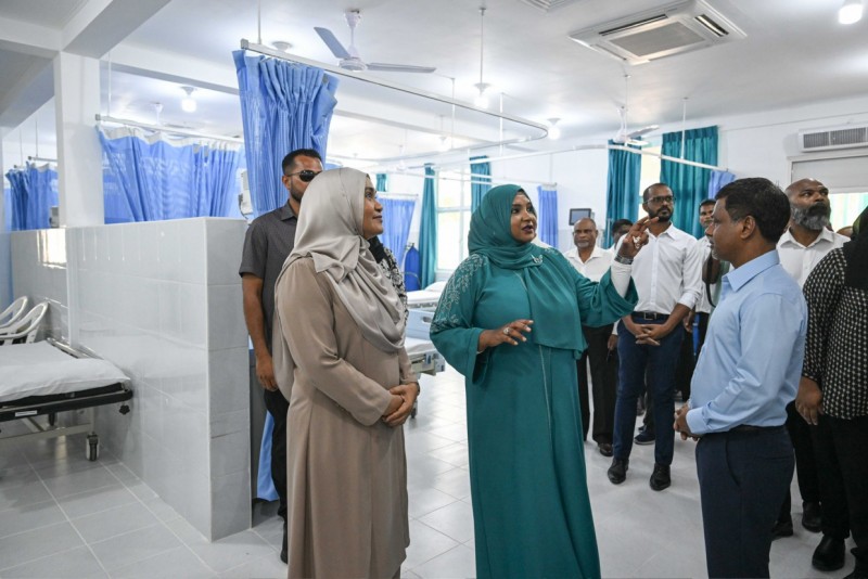 ކުޅުދުއްފުށީ ރީޖަނަލް ހޮސްޕިޓަލުގެ އައު އީއާރާއި ޑައިލިސިސް އެކްސްޓެންޝަން އިމާރާތް ހުޅުއްވައިދެއްވައިފި