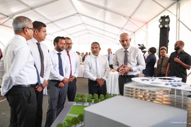 ހުޅުމާލޭގައި 1100 އުޅަނދުގެ ޖާގައިގެ ޕާކިން ބިލްޑިންގެ ބިންގާއަޅައިފި