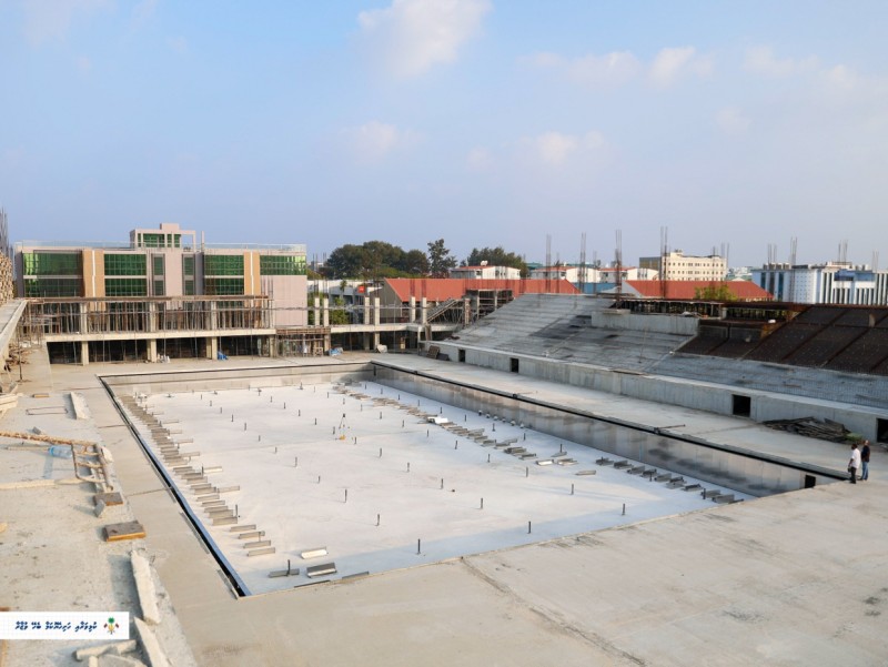 އޮލިމްޕިކް ޕޫލް ސެންޓަރު އަވަހަށް ނިންމަން ބީއެމްއެލުން 71 މިލިއަނުގެ ލޯނެއް ނަގަނީ