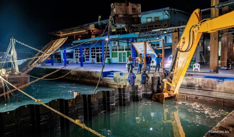 ބޮޑުތަކުރުފާނު މަގު: 143 މީޓަރު ސަރަހައްދެއްގައި ޝީޓްޕައިލްކޮށް ނިންމާލައިފި