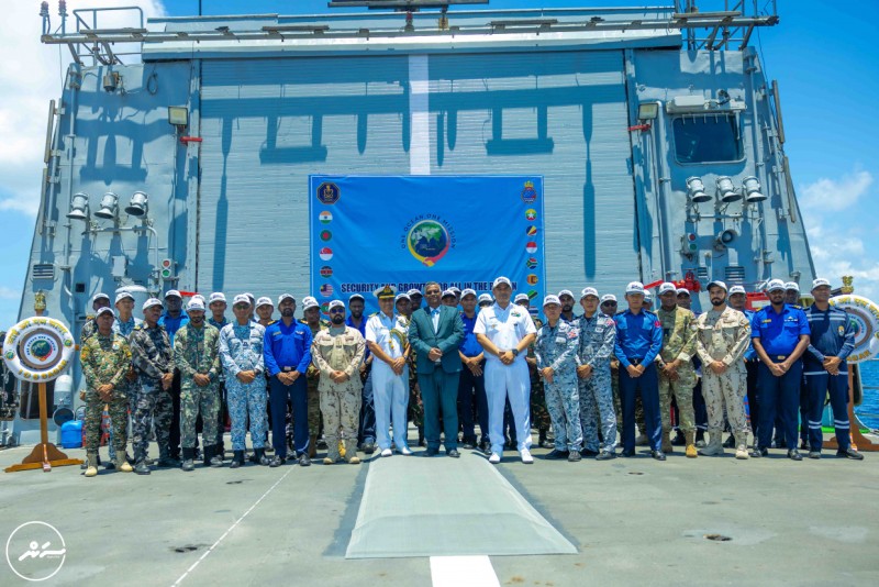 16 ގައުމެއްގެ ކަނޑުގެ ސިފައިންނާއެކު އިންޑިއާގެ ސާގަރް އިނީޝިއޭޓިވްގެ މަނަވަރު ރާއްޖޭގައި