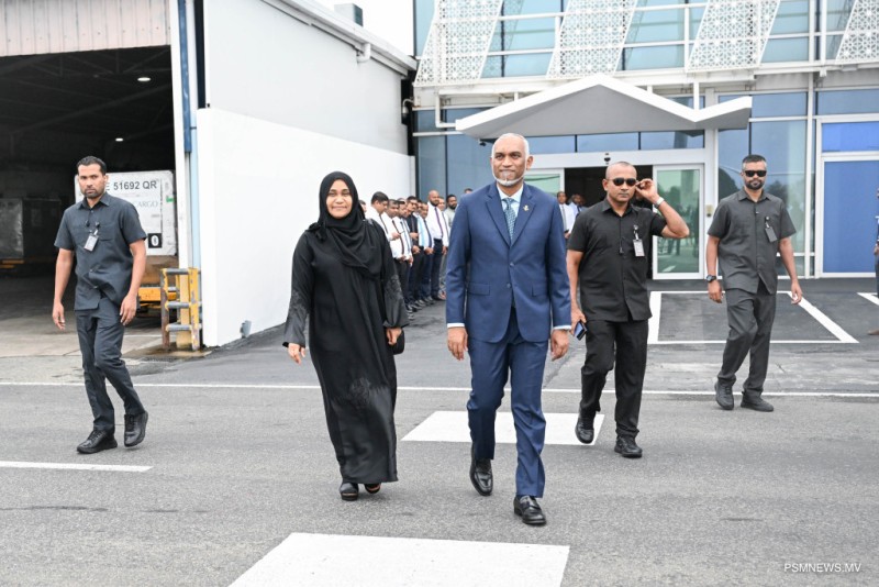 ރައީސްގެ ދެކަނބަލުން މާދަމާ ސަޢުދީއަށް ފުރާވަޑައިގަންނަވަނީ