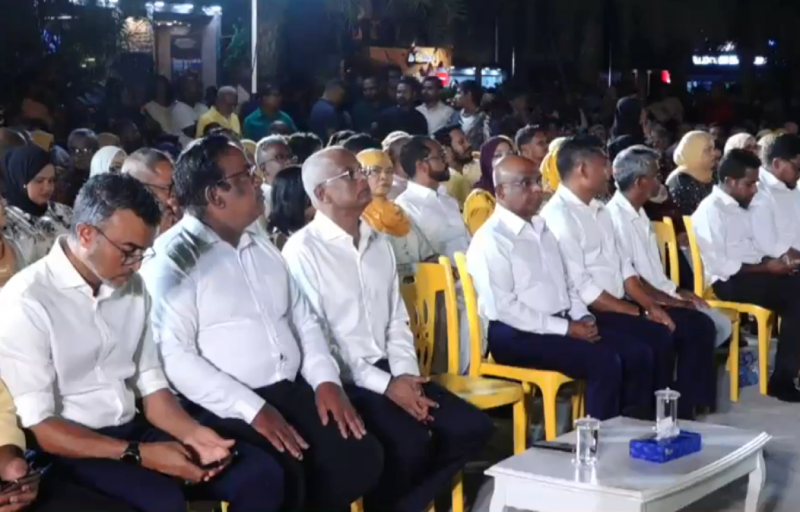 އުފާ ފާޅުކުރާ ޖަލްސާއަށް ނަޝީދު ވަޑައެއްނުގަން، އިނީ "ހުސް ގޮނޑި" އެއް