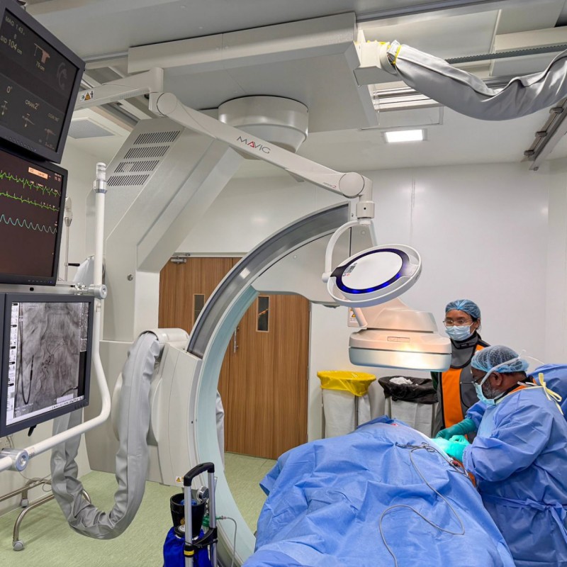 ހާޓް އެޓޭކް ޖެހޭ މީހުންނަށް ދޭ އަވަސް ފަރުވާ ހިމެނޭހެން، އައްޑޫގައި ހިތުގެ ބަލިތަކުގެ ފަރުވާތަކެއް ފަށައިފި