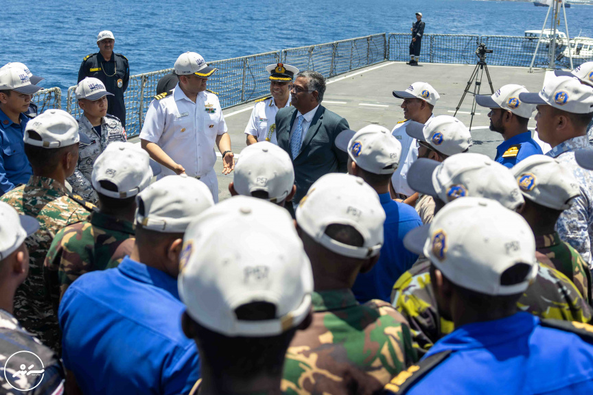 16 ގައުމެއްގެ ކަނޑުގެ ސިފައިންނާއެކު އިންޑިއާގެ ސާގަރް އިނީޝިއޭޓިވްގެ މަނަވަރު ރާއްޖޭގައި