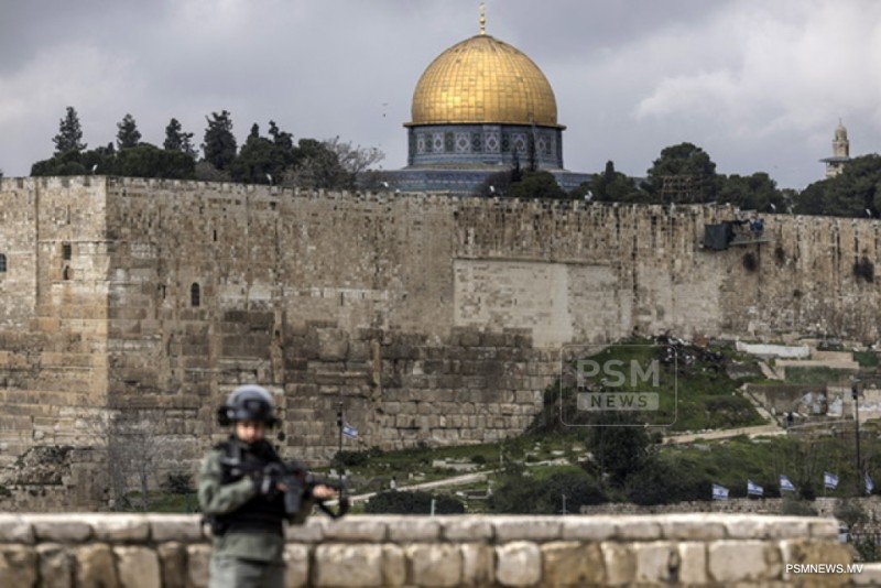 އިސްރާއީލުން އަޤްޞާ މިސްކިތަށް ވަދެގަތުން ދިވެހި ސަރުކާރުން ކުށްވެރިކޮށްފި