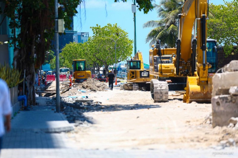 ބޮޑުތަކުރުފާނުމަގު ސެގްމެންޓް 5ގެ މަސައްކަތް ބާރަށް ކުރިޔަށް