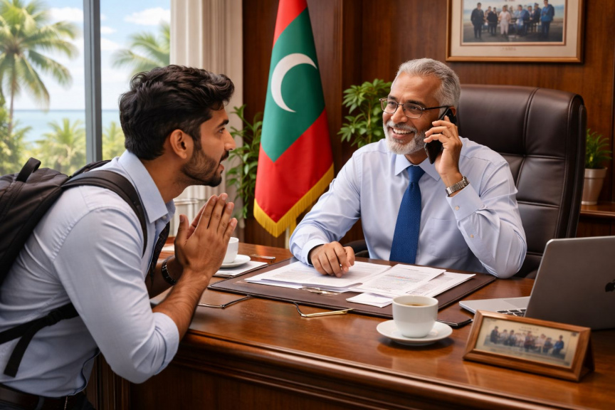 "ވައިކުޑައިގައި އައިސް ފުންމާލަން" ފުރުސަތު ނުދީ، މެރިޓަށް ތަބާވޭ!