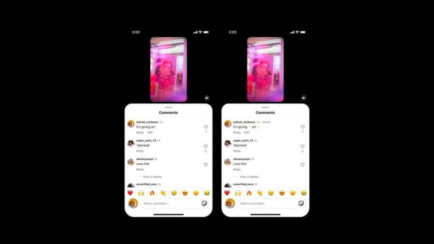 އިންސްޓަގްރާމް ކޮމެންޓްތައް އެޑިޓްކުރެވޭ ފީޗާއެއް ތައާރަފުކޮށްފި