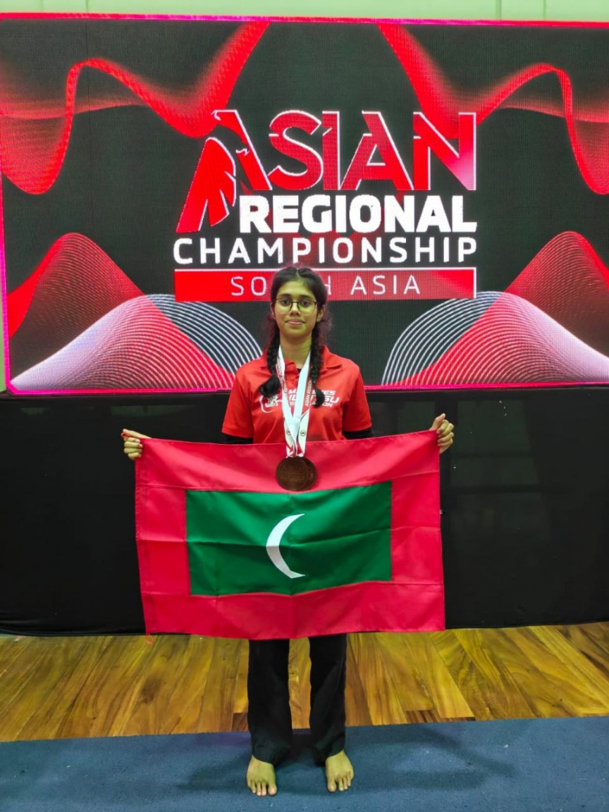 ސައުތު އޭޝިއަން ޖޫޖިޓްސޫގައި ދިވެހި އެތުލީޓުން މެޑަލްތަކުން ގައުމު ފަޚުރުވެރިކޮށްފި