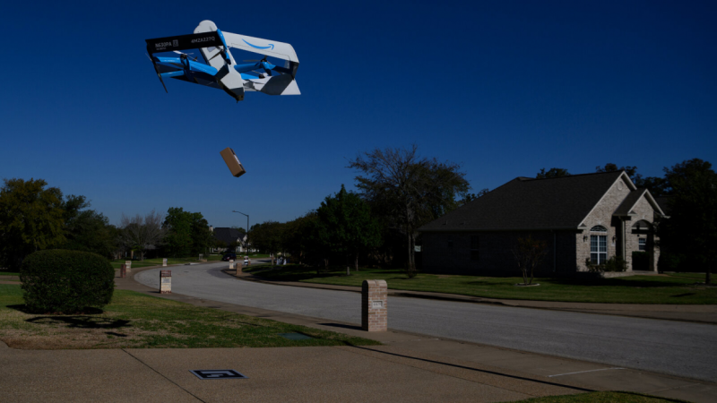 އެމެޒޯންގެ ޑްރޯންތަކުން މާ މަތިން ޕާރުސަލް ވައްޓާތީ ޝަކުވާކުރަނީ