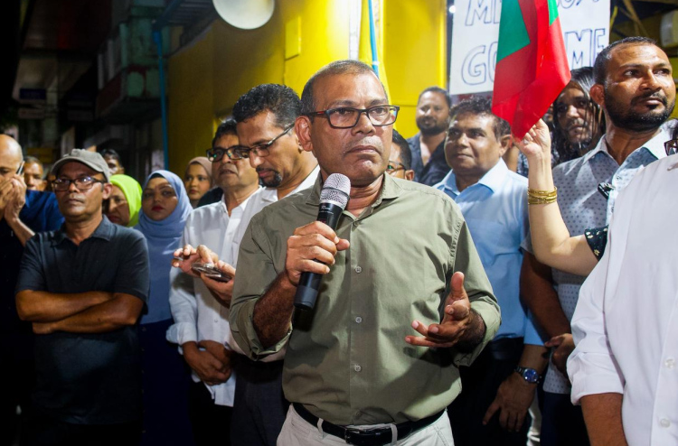 ނަޝީދު ވިދާޅުވީ ސަރުކާރުން މަޝްވަރާ އަށް އަންނަންދެން އެމްޑީޕީގެ އިހުތިޖާޖު ހުއްޓާނުލާނެ ކަމަށް!