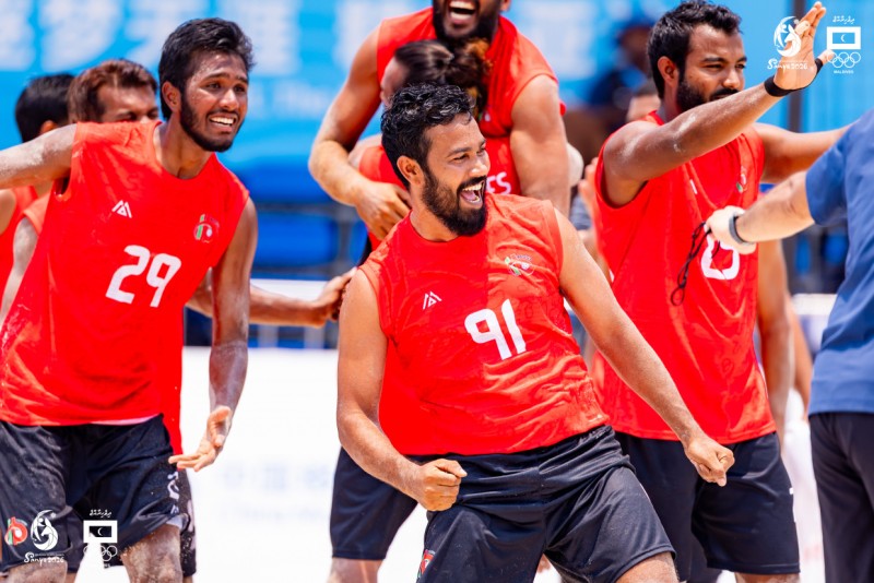 އޭޝިއަން ބީޗް ގޭމްސް 2026: ރާއްޖޭގެ ބީޗް ހޭންޑްބޯޅަ ޓީމުން މޮންގޯލިއާވެސް ބަލިކޮށްފި